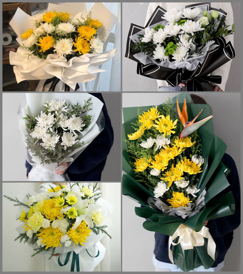 山西运城河津市小梁乡中湖潮村白事花束代送